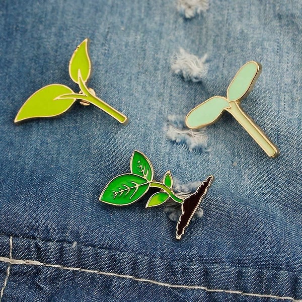Plant Enamel Pins Ste Cute Cartoon Brooch Pins Enamel Brooches Lapel Pins Badge Carousel 2
