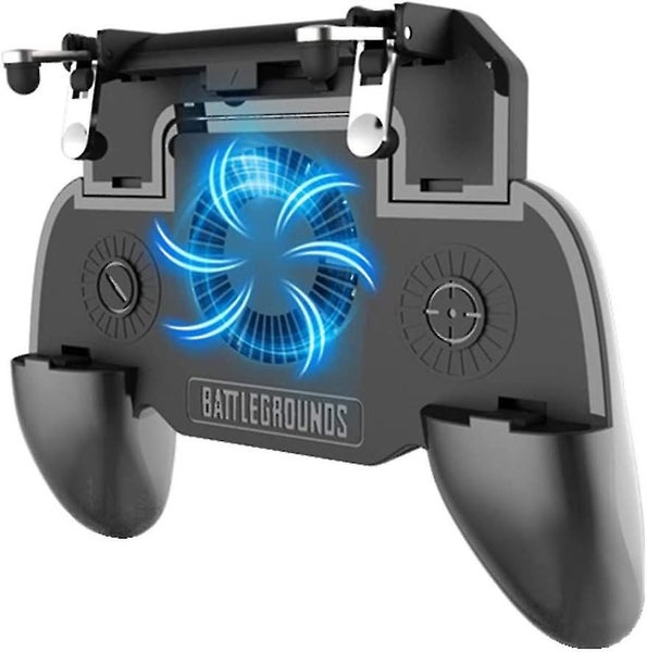 Gaming Grip With Portable Charger Cooling Fan,for Pubg Mobile Controller L1r1 Mo Carousel 1