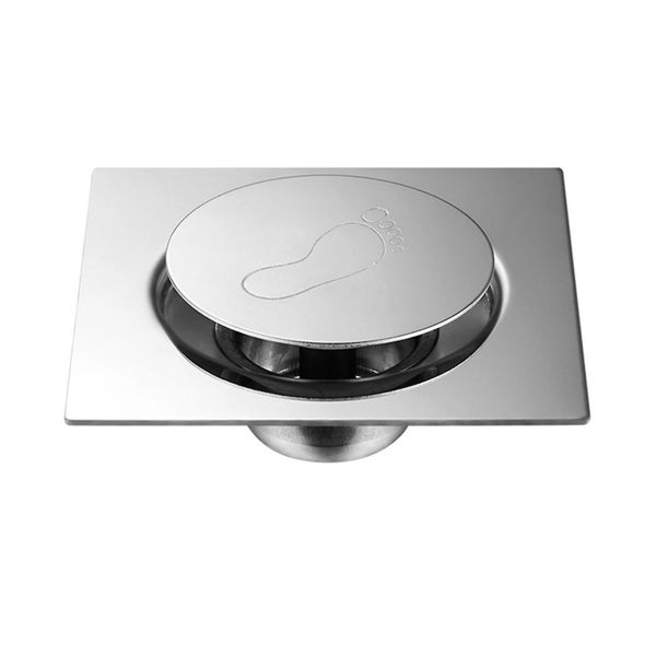 Shower Stainless Steel Bounce Floor Drain Cover Square Bouncing Anti-smell Durab Carousel 1