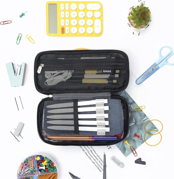 High-capacity Pencil Pen Case Office College School Durable Large Storage Pen Ba Carousel 5