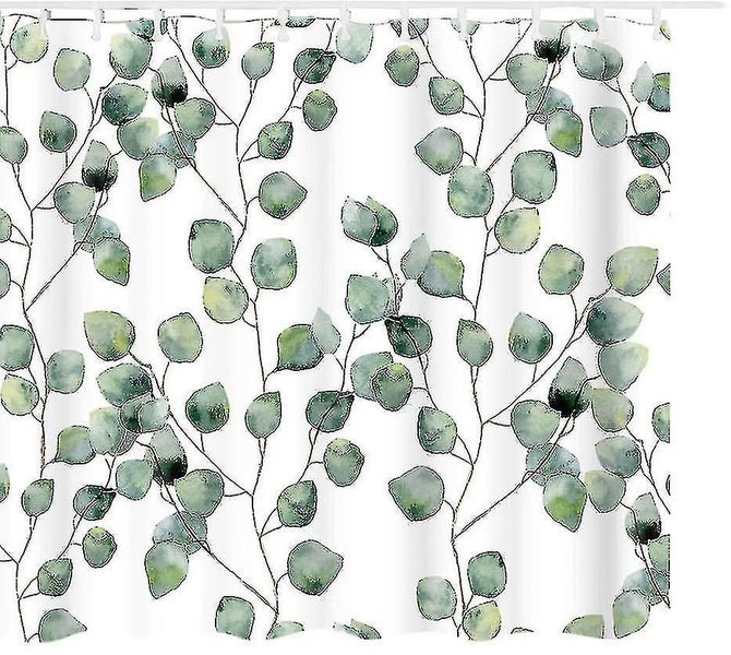 Shower Curtain Bathroom Curtains With Hooks Anti-mildew Washable Beautiful Print Carousel 1