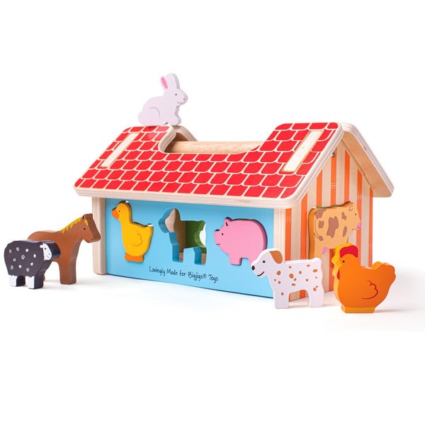 Bigjigs Toys Farmhouse Sorter Carousel 1
