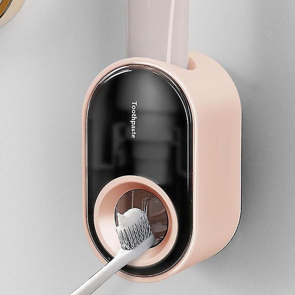Wall Mounted Toothpaste Squeezer Punch-free Adhesive Automatic Toothpaste Dispen Carousel 5