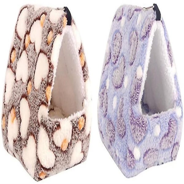 Small Animal Hanging House, 2pcs Cozy Hamster Small Cotton Nest Winter Hanging B Carousel 1