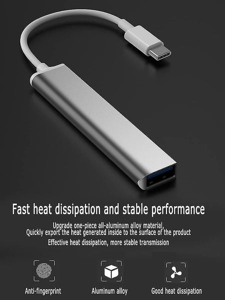 Port Usb C Hub Usb Type C To Usb 3.0 Hub Adapter Compatible For Macbook, Mac Pro Carousel 5