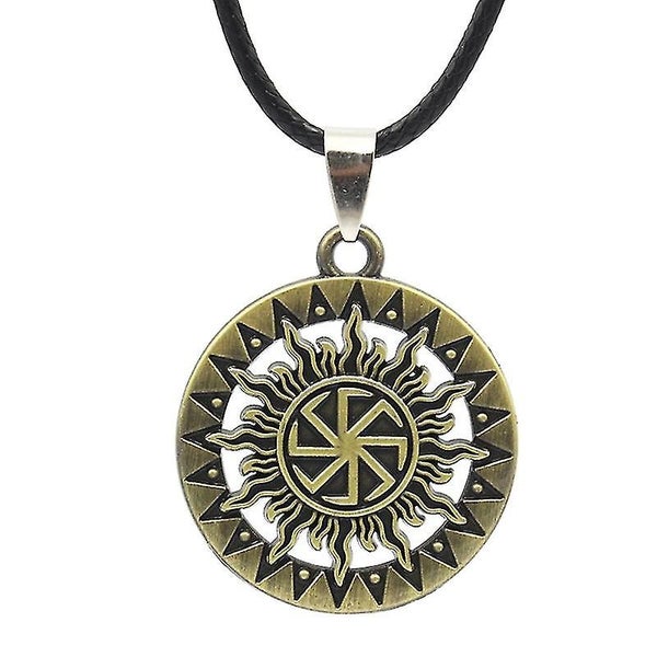 Viking Runes Jewelry Amulet Pendant Necklace For Men Women Handmade Present Carousel 1