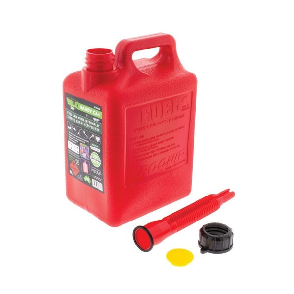 Hulk 5 Litre Plastic Fuel Can - Red Carousel 2