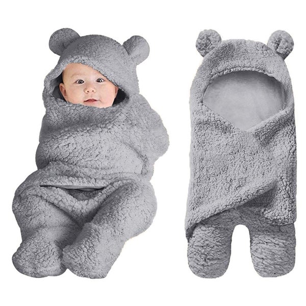 Brand New Baby Swaddle Blanket Sleeping Wraps -Grey *Sale NOW* Carousel 1