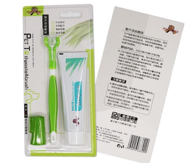 Pet Toothbrush and Toothpaste Set Teeth Cleaning Carousel 1