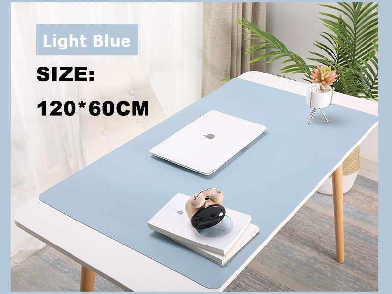 120*60 cm PU Leather Desk Mat Computer Laptop Keyboard Mouse Pad Carousel 1
