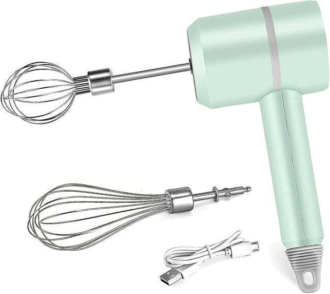 Portable Electric Cordless Handheld Mixer, 3-speed Adjustable Lightweight Usb Re Carousel 1