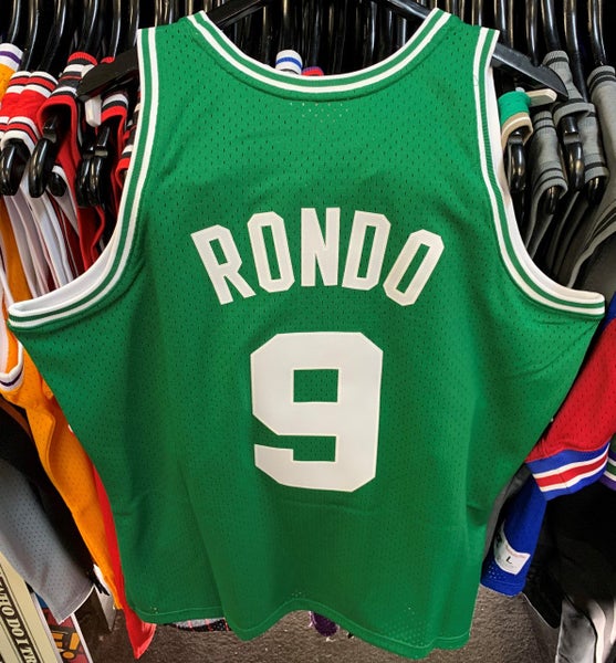 Boston Celtics Rajon Rondo 9 Green Mitchell & Ness NBA Swingman Jersey Carousel 2