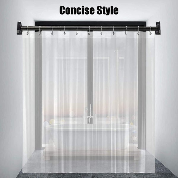 Shower Curtain Rod Mount Holder For Wall Adhesive Shower Rod Tension Retainer No Carousel 4