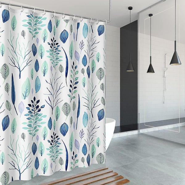 Shower Curtain - 180 X 180cm - Waterproof - Weighted Hem - Washable - Mildew Pro Carousel 1