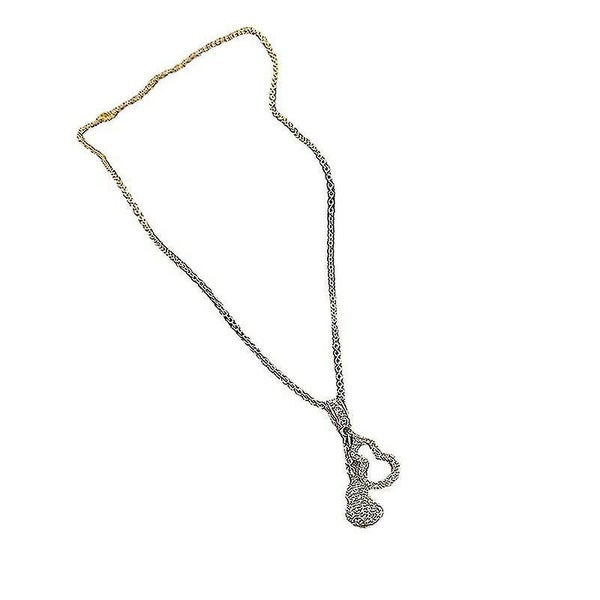 Zircon Titanium Steel Alloy Necklace Jewelry Pendant Necklace Gift Carousel 4