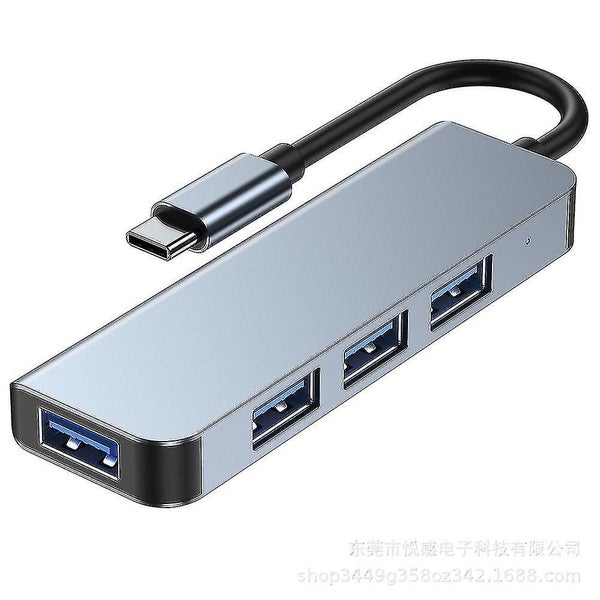 Usb C Hub, Best Cable Aluminum Usb Type C To 4 Usb 3.0 Ports, With 1 Usb 3.0, 3 Carousel 1