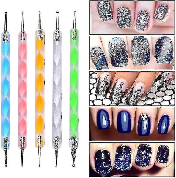 33 Piece Mandala Dotting Tools With Stencils And Painting Palette For Stones Dif64358344436483112