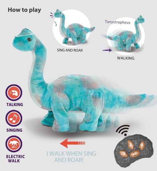 Plush Remote Control Large Dinosaur Carousel 2