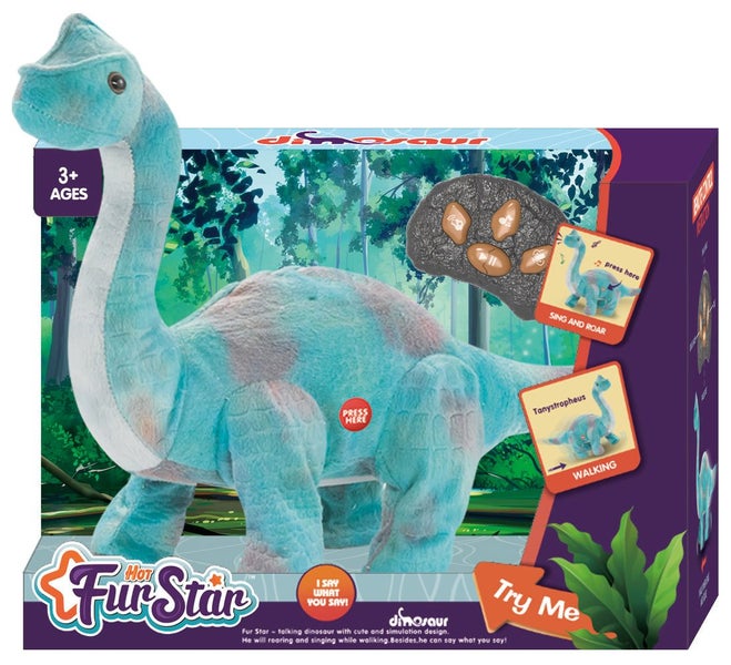 Plush Remote Control Large Dinosaur Carousel 1