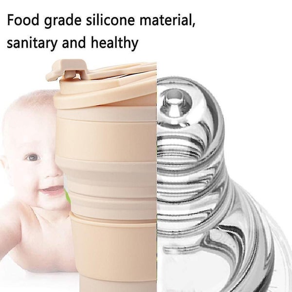 1pcs Collapsible Coffee Cups For Travel ,350ml Reusable Silicone Carousel 3