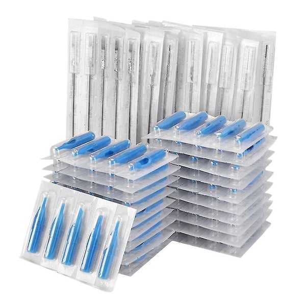 200 Pieces Individually Wrapped Tattoo Needles Nozzle Tips Set64192348156930111