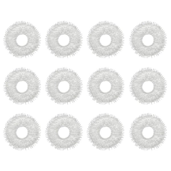 12pcs Mop Cloth For Dreame Bot W10 / W10 Pro Sweeping Robot Mop Pad Carousel 1