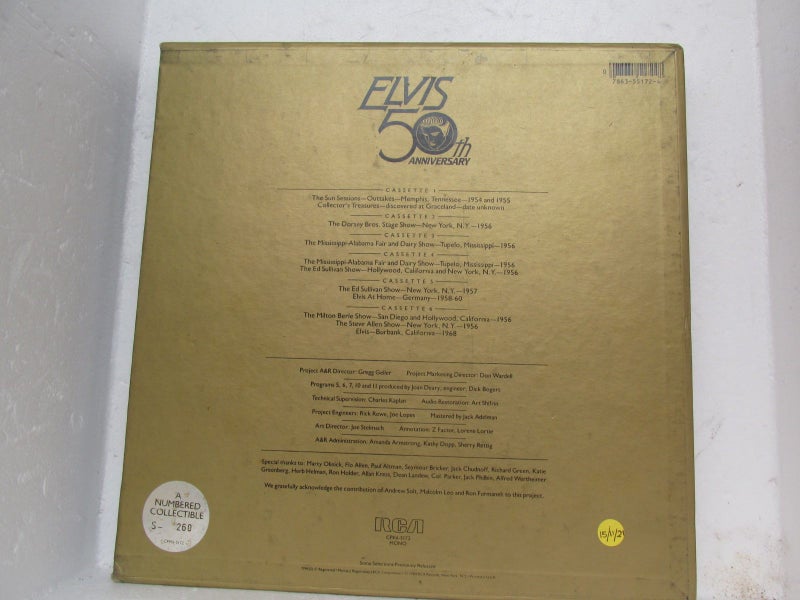 Elvis Presley The 50th Anniversary 6 Cassette Tapes Box Set Collection Cassette Carousel 2