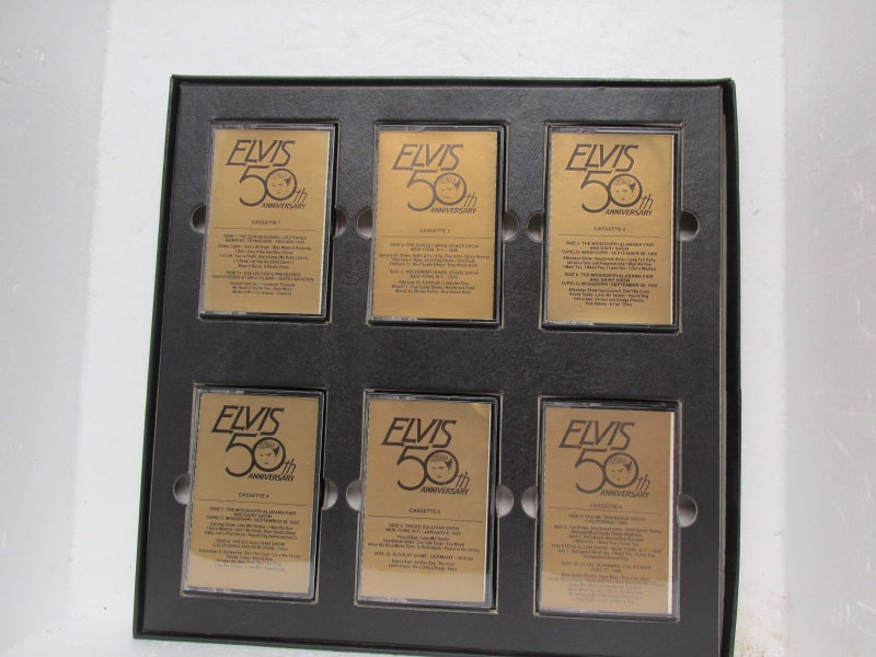 Elvis Presley The 50th Anniversary 6 Cassette Tapes Box Set Collection Cassette Carousel 6