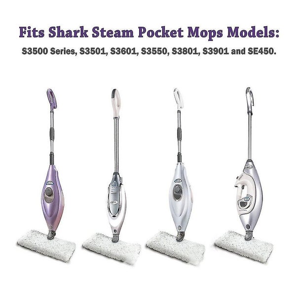 2pcs Replacement Steam Mop Steam Cleaner Pads For Shark Professional Steam Pocke Carousel 2