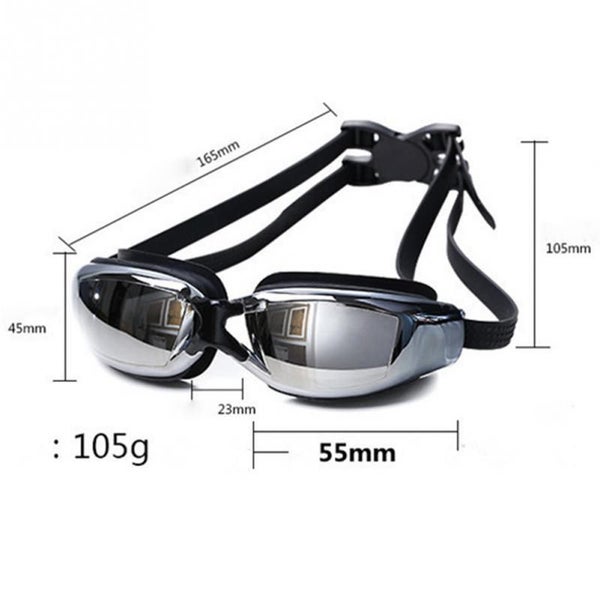 MAXJULI Professional Anti Fog Swimming Goggles Coating Swim Glasses Carousel 7