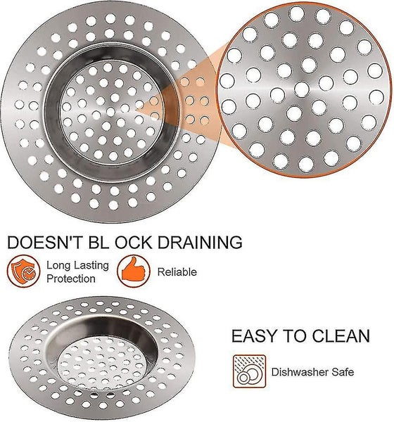 3 Pack Stainless Steel Sink Strainer In Kitchens Carousel 4