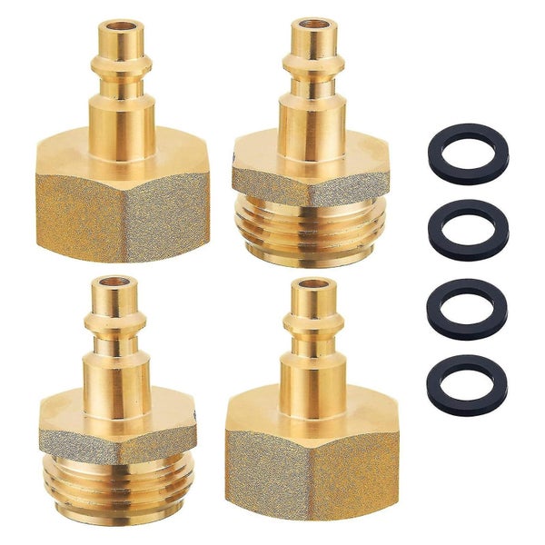 4 Pcs Rv Blowout Adapter Air Compressor Garden Hose Faucet For Boat Carousel 1