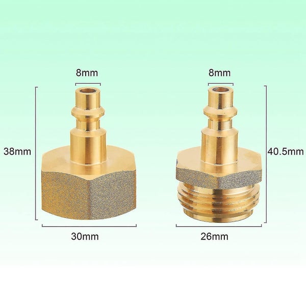 4 Pcs Rv Blowout Adapter Air Compressor Garden Hose Faucet For Boat Carousel 2