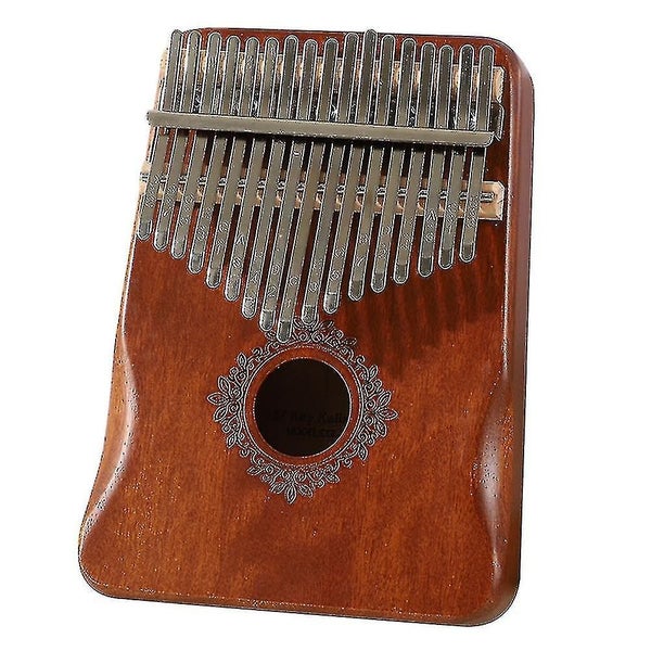 17 Keys Kalimba Thumb Piano With Tuning Hammer And Beginner's Guide Carousel 1