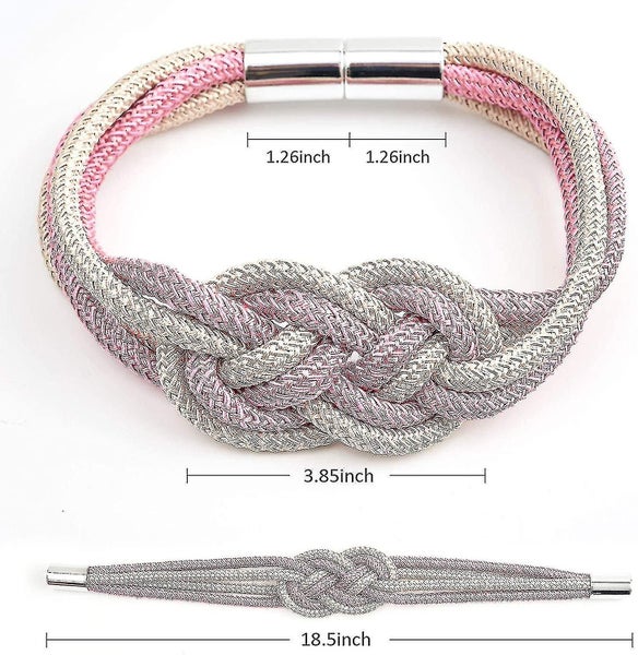 2pcs Magnetic Curtain Tiebacks Curtain Clips, Pink+ Beige Carousel 5