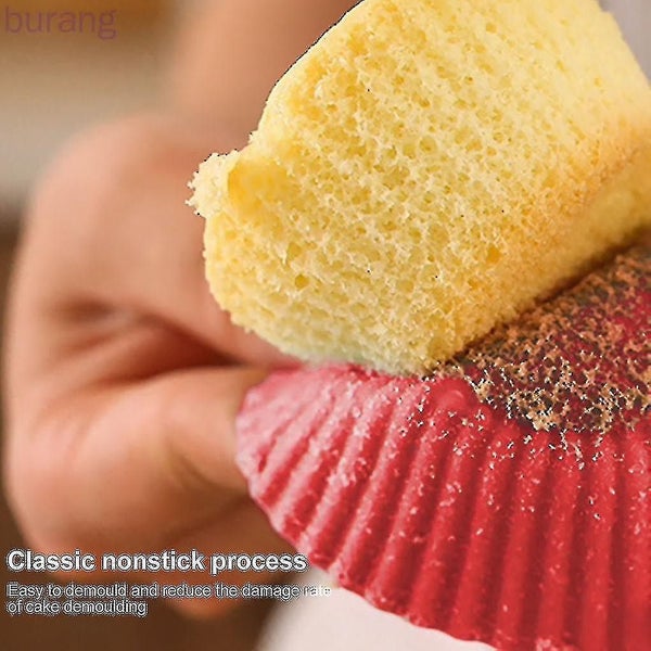 10pcs Silicone Muffin Cups Cupcake Liners Reusable Round Cake Cup Non-stick Carousel 2