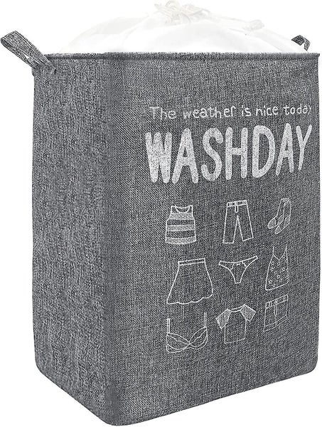 20.9 In 72l Large Foldable Laundry Hamper With Handle Rectangular Laundry Bin Wi Carousel 1