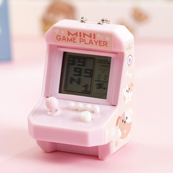 Handheld mini game player console classic mage brick game creative gift keychain Carousel 1