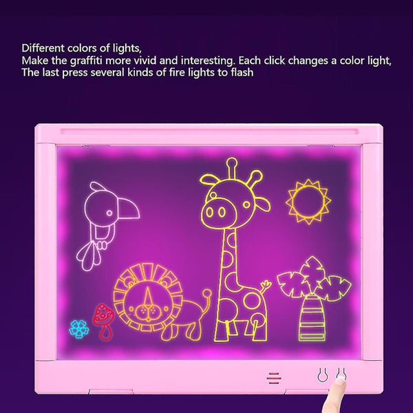 3d Drawing Pad Writing Board Toys With Stylus Colorful Led Tablet Kids62969122079491114