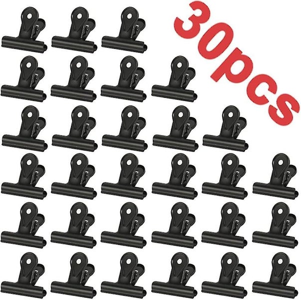 30pcs Small Bulldog Paper Clips, Multifunctional Clip For Photo Holders, Office Carousel 1