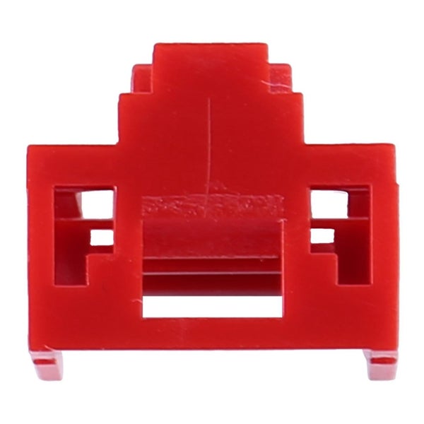 100pcs Red Rj45 Port Ethernet Lan Hub Anti Dust Cover Plug Cap Blockout Protecto Carousel 5