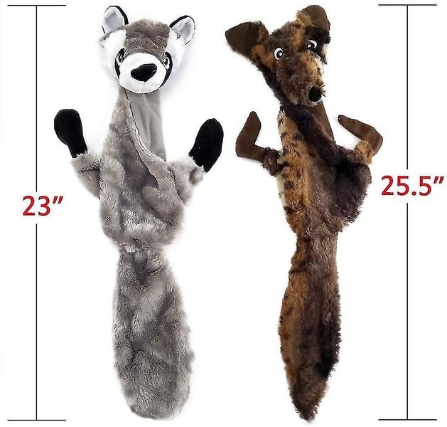 2 Pack Dog Squeaker Toys, Dog Toys With Durable Plush Squeaker For Medium And La Carousel 2