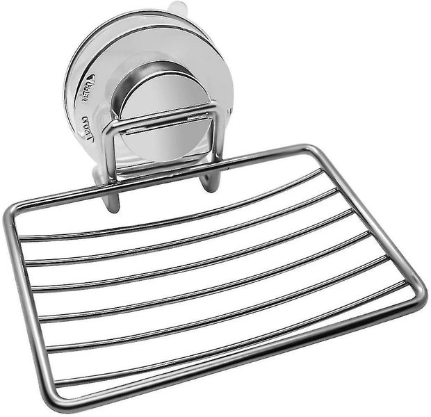 2 Pack Suction Cup Soap Dish 304 Stainless Steel Sponge Holder Durable Storage T Carousel 2