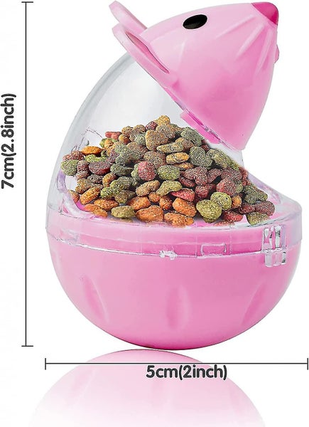 4 Pcs Cat Food Dispenser Cat Treat Toy Feeder Toy For Interactive Iq Treat Train Carousel 2