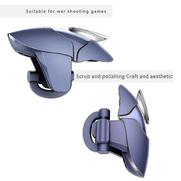 2pcs Metal Mobile Shark Gamepad Joystick For Pubg Mobile Gaming Trigger Fire But Carousel 5