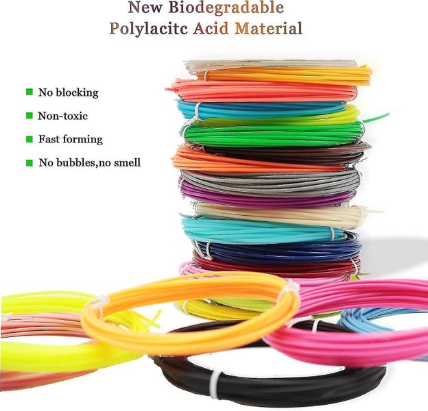 3d Printing Pen Pla Filament 1.75mm,30 Colorseach Color 10 Feet Carousel 4