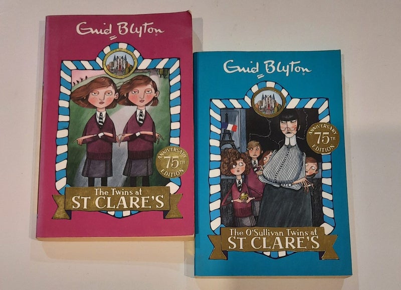 Enid Blyton Books - The Twins at St Clare's & The O'Sullivan Twins ^ Carousel 1