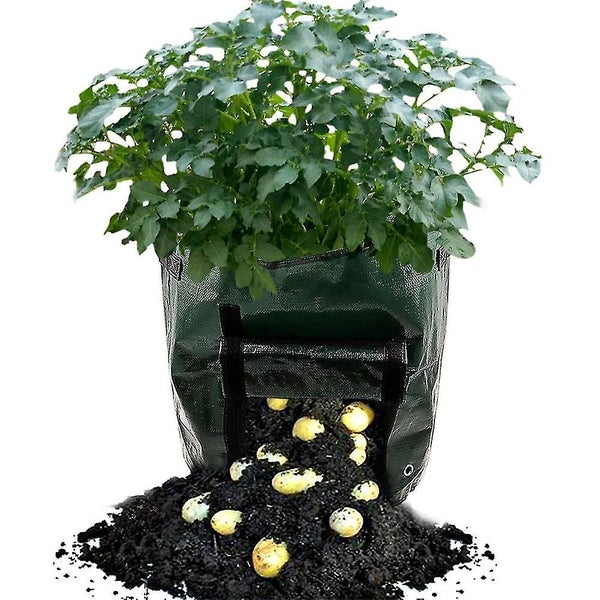 2 Pack 2 Gallon Potato Grow Bag Set | Garden Plant Bags Compatible With Vegetabl Carousel 2