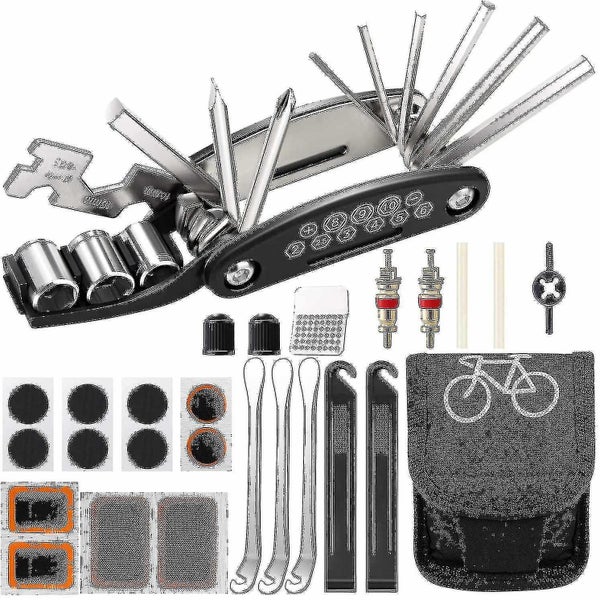 Bicycle Repair Kit16 In 1 Multi-tool Pocket Multi-function Bicyc Carousel 1