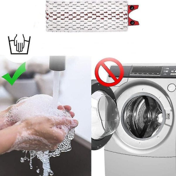 6pcs Microfibre Refill Mopping Pads Replacement For Vileda 1-2 Mop-- Carousel 4